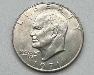 1971 Eisenhower Dollar Coin