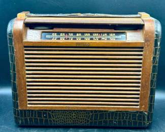 Philco Model 46-350 AM Vacuum Tube Radio Untested