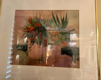 Unsigned but very pretty  watercolor