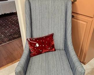 Upholstered Chair, in Master Bathroom