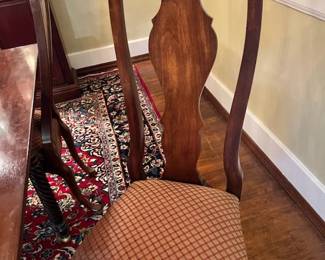 One of a set of 4 dining chairs