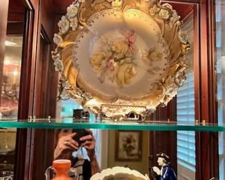 Beautiful German and RS Prussia bowls and plates