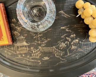 Papier mache tray table