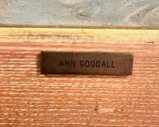 Ann Goodall painting