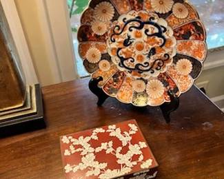 Imari plate - came from Pickwick Antiques