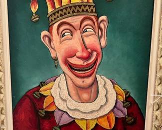 Maurice Kish - one of his many depictions of his "clown"