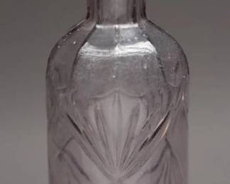 Early 20th Century Amethyst Glass Bottle