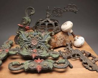 Antique Cast Iron Decorative Hardware