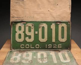 1926 Colorado License Plate (2)