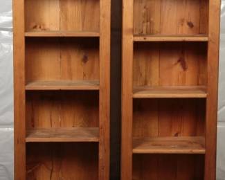 Matching Pine Bookcases