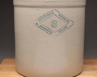 Pittsburgh Pottery Co. 3-Gallon Stoneware Crock