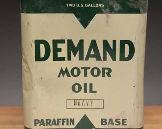 1946–1955 Demand Motor Oil Can, 2 Gallon