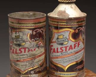 Falstaff Beer Cans, Cone Top & Stein