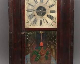 Antique New Haven Ogee Style Shelf Clock