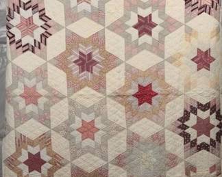 Hand-Pieced Star Quilt