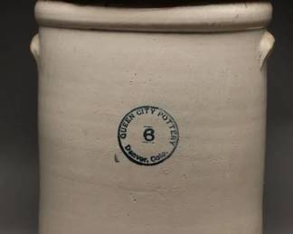 Queen City 6-Gal. Crock, ca. 1905–1930