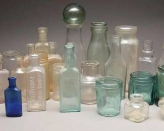 Antique Medicine Utility Bottles