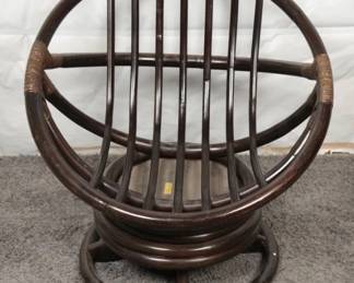 Mid-Century Beverly Hills Rattan Chair
