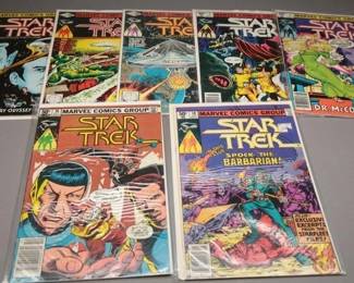 7 Marvel Star Trek Comics