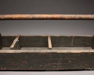 Early 20th Century Wooden Tool Caddy