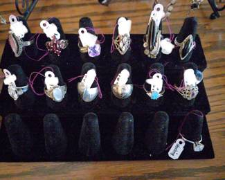 This sale has an absolutely beautiful collection of jewelry! Huge collection of vintage costume to contemporary Sterling! Something for everyone!
