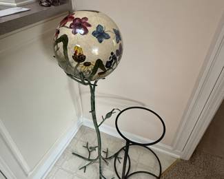 This is from our first walk through of the home. Some more lovely floral natural art.