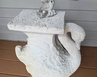 Quite a few cement pieces for the garden
