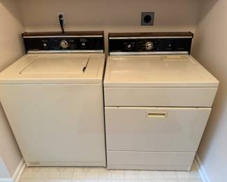 This is from our first walk through of the home. This is a terrific washer and dryer combo both an excellent condition.