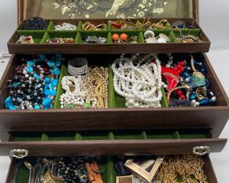 several lots of vintage and contemporary costume jewelry