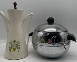 West Bend Vintage Chrome Penguin Ice Bucket