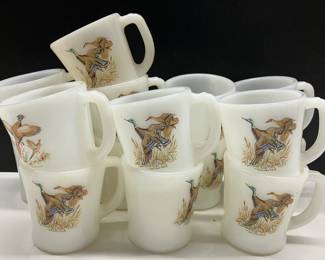 Fire King Mallard Mugs