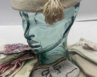 Vintage Hat and purse