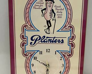 Planters Peanuts Clock