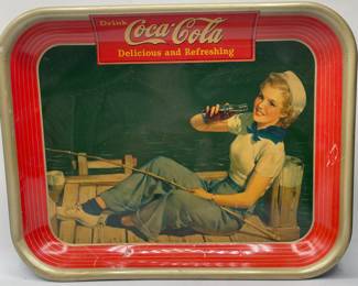 Vintage Coca-Cola Tray not reproduction 