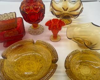 Fenton, Anchor Hocking, LE Smith and Viking Glass