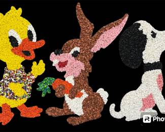 Vintage Popcorn wall hangings
