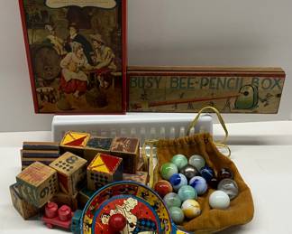 Vintage Toys and Marbles