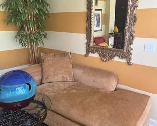 Chaise Lounge and Mirror
