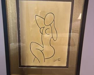 Print of Female Figure