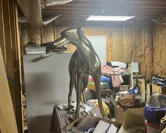 Large Brass Greyhound