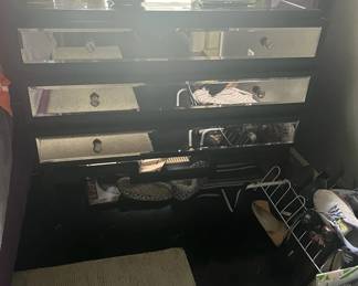 Chest with Mirrored Drawers