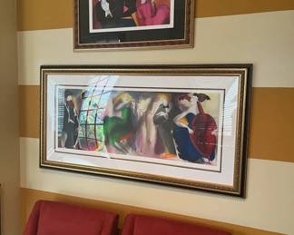 Serigraph by Linda Le Kinff