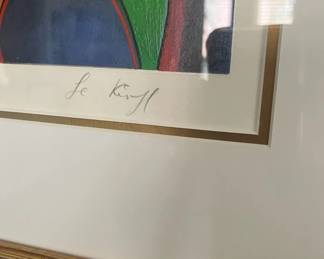 Signature on Serigraphs