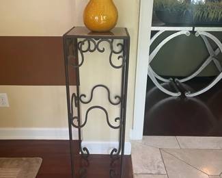 1 of 2 Metal Pedestals