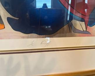 Signature on Serigraph