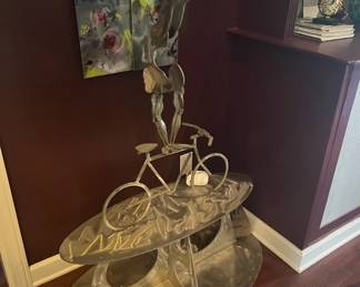 Decorative Sculpture on Surfboard Base
