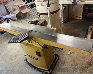 Jointer - in PERFECT condition. On rolling stand. Stand included.