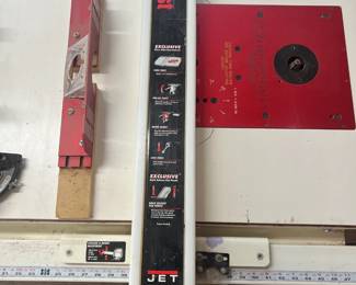 Jet adjustable fence for table saw