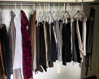 Three closets full of clothes - womens sizes 8-14