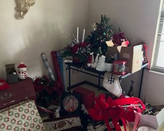 Christmas decor priced to sell